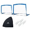 E-Jet Sports Portable 4' Fiberglass Soccer Goals - Set of 2 - 3 of 3