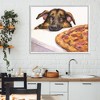 Stupell Industries German Shepherd with Pizza Framed Giclee Art - 3 of 4