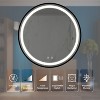 PAGED LED Bathroom Mirror with Focused Backplane, Metal Framed Vanity Mirror with High Lumen,Dimmable Touch, Anti-Fog for Wall - 2 of 4