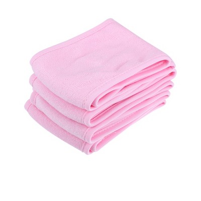 Unique Bargains Adjustable Face Washing Shower Headband 4 Pcs Pink : Target