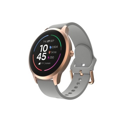 iTouch Sport 4 Smartwatch - Rose Gold Case with Gray Strap