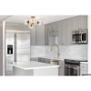 Urban Ambiance Luxury Minimalist Indoor Ceiling Light,  10-5/8''H x 22"W x 22''D,  Brushed Bronze Finish, UHP4445 - 2 of 4