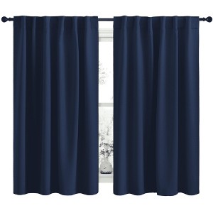 NICETOWN Backtab & Rod Pocket Blackout Thermal Curtain Panels, Set of 2 - 1 of 4