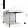 10x10 Pop Up Canopy with Sidewalls, Portable Outdoor Canopy with One Push Setup, Easy Set-Up Waterproof Pop Up Tent for Outdoor Party - 3 of 4