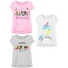 Disney Disney Princess Girls T-Shirt (Sets) Jasmine Ariel Tiana Snow White Belle Rapunzel Cinderella Mulan Aurora Moana Clothes - 2 of 4