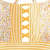 Lands' End Women's Lace-up Flutter Tankini Swimsuit Top - 4 of 4