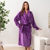 PAVILIA Soft Plush Women Fleece Robe, Cozy Warm Housecoat Bathrobe, Fuzzy Female Long Spa Robes - 4 of 4