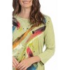 Women's Bora Bora Mineral Washed Mesh Contrast Tunic Top - Jess & Jane - 2 of 3