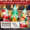 SEVOBAL Inflatable Holiday Decorations 9FT Christmas Inflatable Decoration, Inflatable Santa Funny Blow Up Yard Garden Decor, Multi, 105.6"*56.4"*96" - 4 of 4