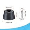 Unique Bargains Round Non-Slip Furniture Protector with Stainless Steel Washer and Screws 10 Pcs - 2 of 4