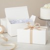 Juvale 20 Pack 9 x 4.5 x 4.5-Inch White Paper Gift Boxes with Lids for Wrapping, Shipping Tumblers, Graduation, Birthday, Wedding Party Favors - 3 of 4