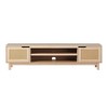 NicBex Modern TV Stand Rattan-Door Low TV Stand for TVs up to 80 Inches Media Console Entertainment Center for Living Room, Bedroom - 2 of 4