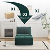 Sapphtopaz Modern Couches for Living Room with Memory Foam Upholstered Sectional Sofa with Corduroy Fabric Deep Loveseat for Living Room - 4 of 4