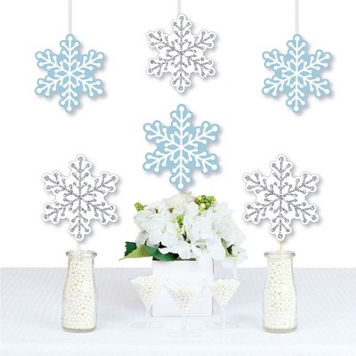 Big Dot Of Happiness Winter Wonderland - Hanging Vertical Paper Door  Banners - Snowflake Holiday Party & Winter Wedding Wall Kit - Indoor Door  Decor : Target
