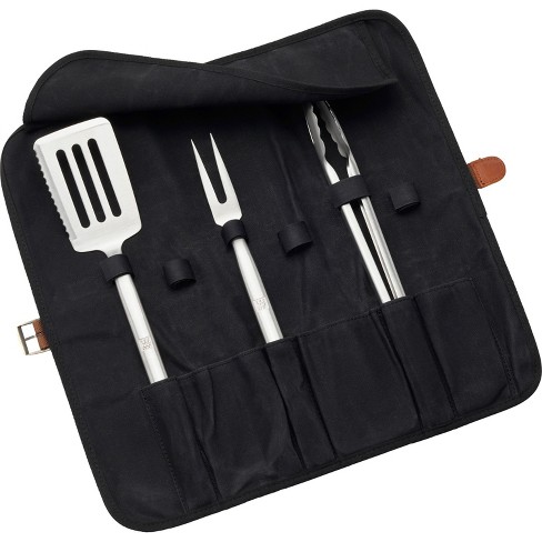 Gibson Home Hampsbridge 10 Piece Nylon Kitchen Tool Set And Utensil Crock  In Black And Gold : Target
