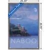 Trends International Star Wars: Naboo - Visit Naboo by Russell Walks 23 Framed Wall Poster Prints - 3 of 4