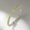 Ross-Simons 16.00-12.00 ct. t.w. Peridot Tennis Bracelet in Sterling Silver - 3 of 4