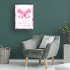 Jean Plout 'Breast Cancer Butterfly' Canvas Art - 4 of 4