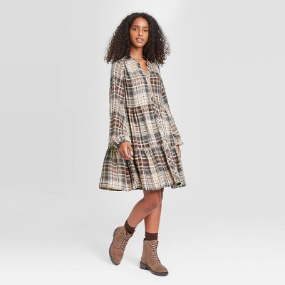 Womens Plaid Flannel Dress : Target