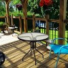 Costway 32''Outdoor Patio Round Table Tempered Glass Top - image 3 of 4