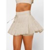 Clotth Women's High Waisted Pleated Skirt Athletic Skorts, Ruffle Tennis Skirts Golf Sports, Running Skorts With Shorts Pockets - 3 of 4