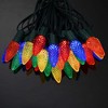 DELight C9 Christmas Lights Outdoor,100FT LED String Lights w/ 100 Clips for Roofline Lighting Connectable DIY Cuttable Waterproof Decor Multicolor - 3 of 4