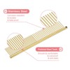 Unique Bargains Stainless Steel Rounded Ends Gentle Care Pet Comb 3 Pcs - 3 of 4