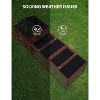 Outdoor Wooden Chicken Coop, Extra Large Hen House for 3-5 Chickens, Poultry Cage with Waterproof Roof, Run, Pull Out Trays and Ramp, Red Train - 4 of 4