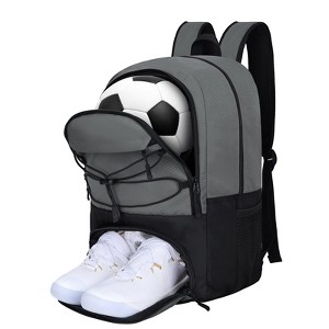 Narwey Soccer Backpack Bag with Separate Ball & Cleat Shoe