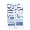 Hudson Baby Infant Boys Cotton Flannel Receiving Blankets 4pk, Cute Whales, One Size - 2 of 4