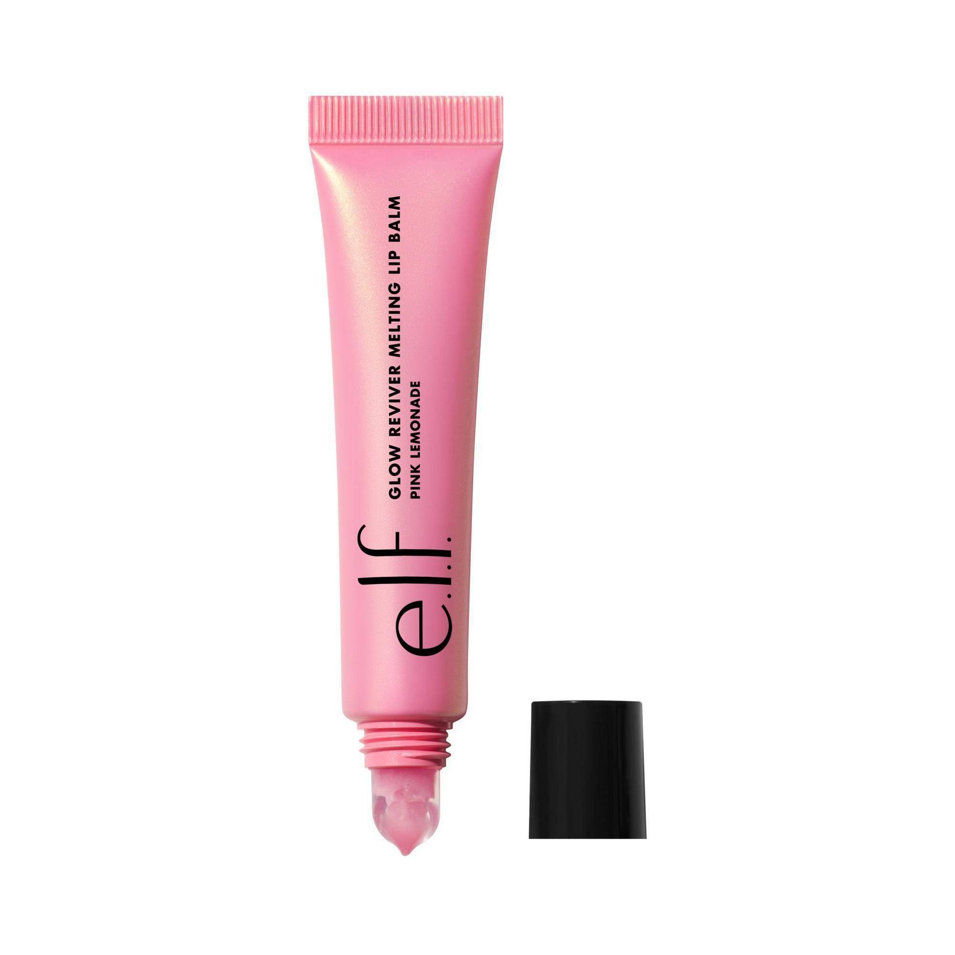 e.l.f. Glow Reviver Melting Lip Balm - Pink Lemonade - 0.52oz: Shine Enhancing, Smooth Gloss, Paraben-Free, Vegan
