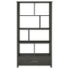 Vertical Bookshelf with 8 Open Shelves and Bottom Drawer MDF Construction 68in for Living Room Bedroom or Home Office-3irtyhousy - 3 of 4