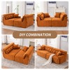 4-Seater Chenille Sponge Sofa with Deep Seat - 2 of 4