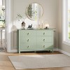 6 Drawer Dresser - 48" Wide Modern Chest of Drawers with Metal Handle, Dresser TV Stand, Wood Drawer Organizer for Bedroom, Living Room, Hallway - 2 of 4