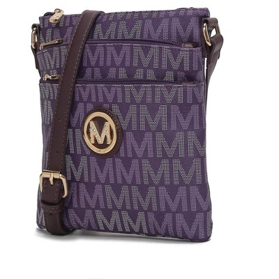 MKF Collection Lemuel M Signature Crossbody Purse and Handbags Women’s Vegan Leather Stylish Design by Mia K.