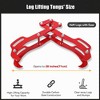 Log Tongs, Grapple Hook with 4 Claws, Logging Tongs for Timber, Log Grabber, Heavy-Duty Steel Log Grapple - 3 of 4