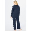 Dreams & Co. Dreams & Co Side Print Pajama Set - 3 of 4