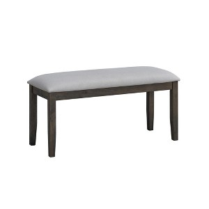 Acme Furniture,Marit Bench, Gray Finish - 1 of 3