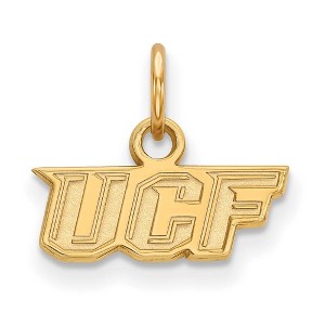 Black Bow Jewelry 10k Yellow Gold Central Florida Knights NCAA Extra Small Pendant - 1 of 3