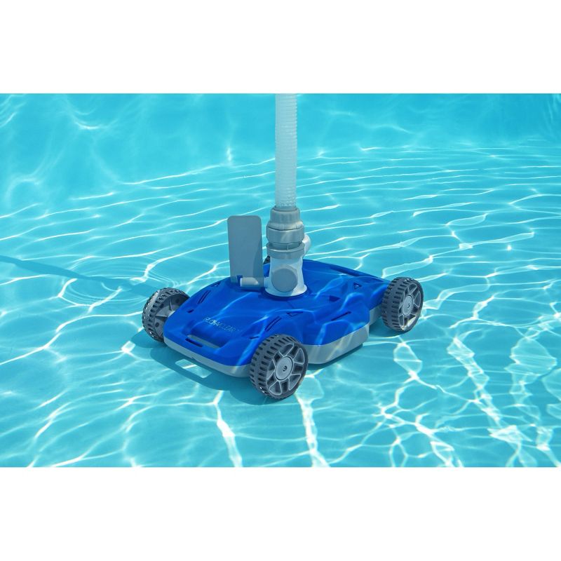 Bestway FlowClear AquaDrift Automatic Above Ground Swimming Pool Vacuum Cleaner with Multidirectional Wheels and 3 Adjustable Settings, Blue, 4 of 8