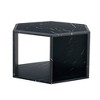NicBex 31.5"/25" Hexagon MDF Coffee Table with Storage Shelves,Multi-Functional End Table & Side Table,Modern Center Table for Living Room - 2 of 4