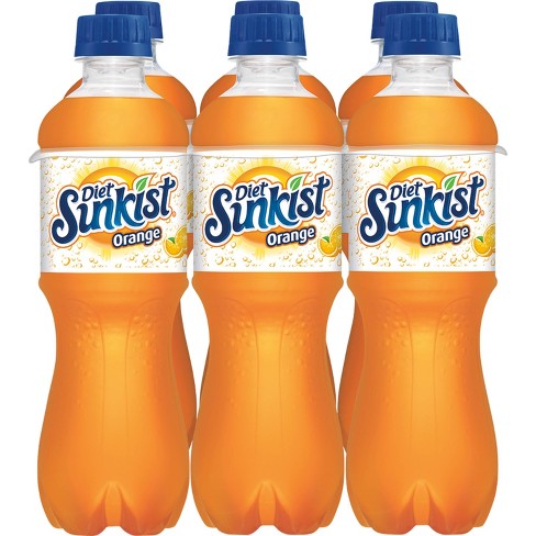 Diet Sunkist Orange Soda - 6pk/0.5 L Bottles : Target