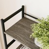 5 Tier Book Shelf,Open Large Metal Frame Display Shelves,Industrial Bookshelves and Bookcases with Metal Frame - 4 of 4