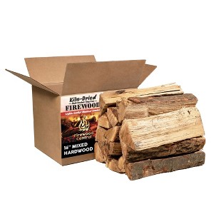 Firewood Central Kiln-Dried PA Hardwood Splits 16 in, 14–18 Pieces for Fireplaces, Stoves, and Campfires - 1 of 4