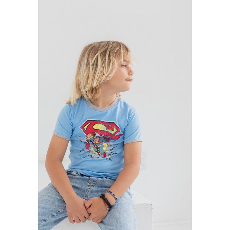 DC Comics Justice League The Flash Superman Batman 3 Pack T-Shirts Toddler , 3 of 10