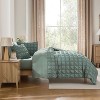 Nestl Bed in a Bag, 7pc Comforter Set Seersucker Design, Modern Comforter Sets with Sheets, Bed in a Bag Bed Set - 2 of 4