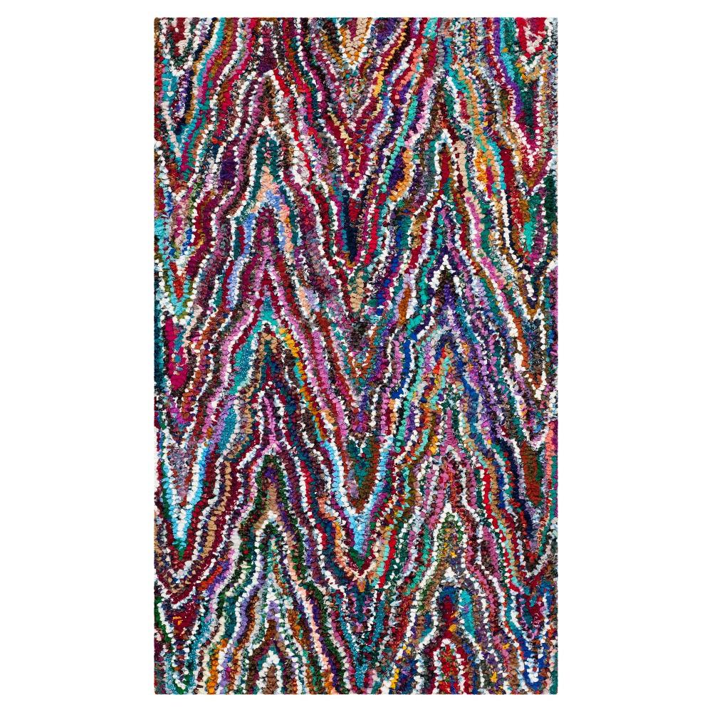 Stripes Tufted Accent Rug - (2'3inx4') - Safavieh