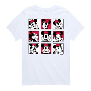 Girls' - Disney - Minnie Grid Short Sleeve Graphic T-Shirt - 1 of 4