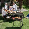 Winado 36.6 in. Barrel Charcoal Grill With Offset Smoker - 3 of 4