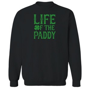 Rerun Island Men's Life Of The Paddy Long Sleeve Graphic Cotton Sweatshirt - 1 of 1